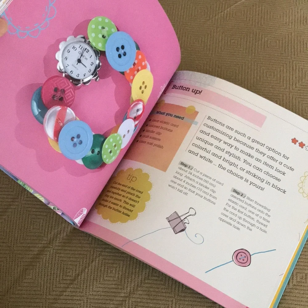 NEW Glam My Watch: 12 Cool Watch Straps to Make and Wear DIY BOOK w/Supplies
